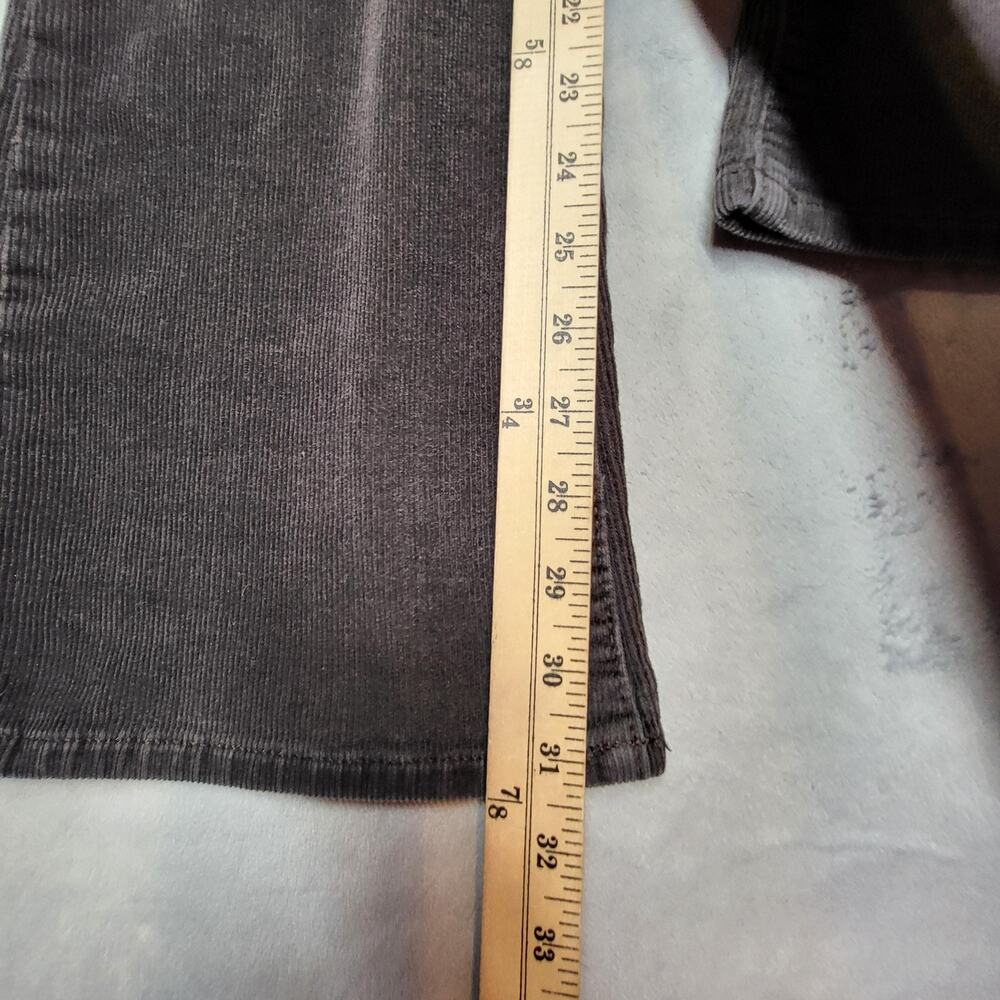 KUT From The Kloth Pants Womens 12 Brown Flared Corduroy Chino Stretch - Picture 6 of 10